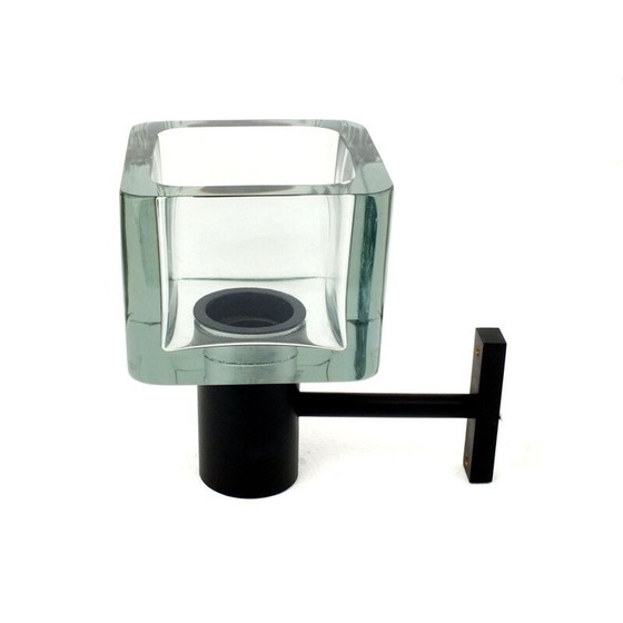 Image 1 of Paire d'appliques en verre vintage par Flavio Poli pour Seguso, Italie 1970