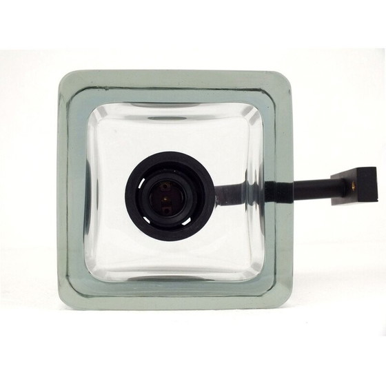 Image 1 of Paire d'appliques en verre vintage par Flavio Poli pour Seguso, Italie 1970