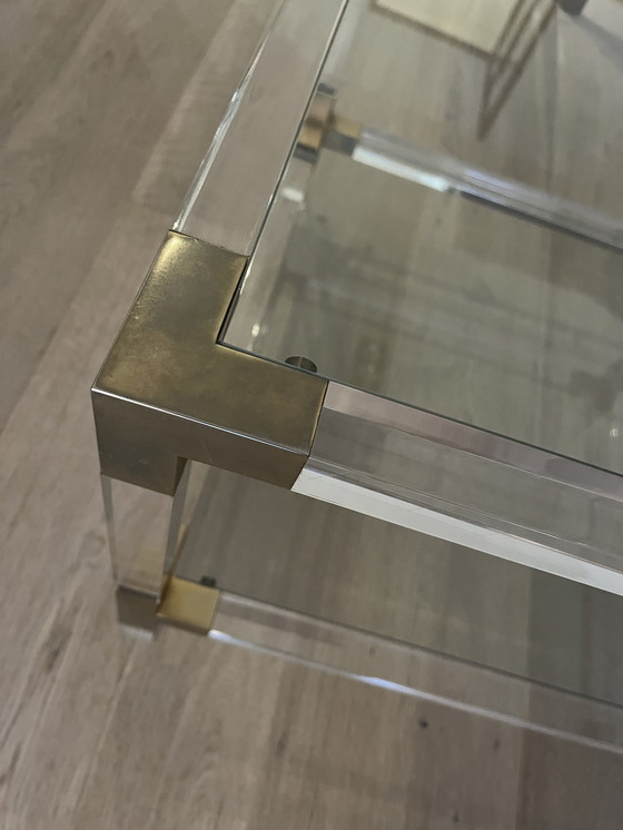 Image 1 of Table en verre vintage