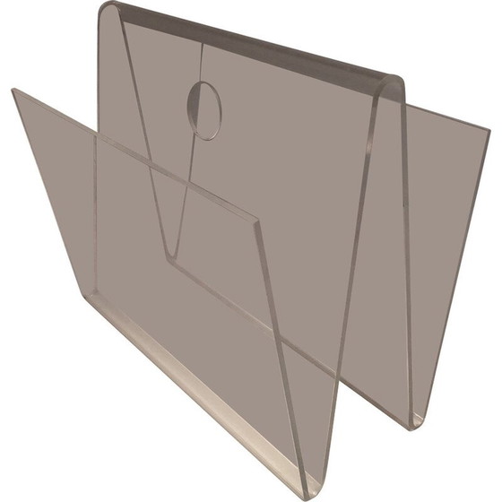 Image 1 of Porte-revues vintage en plexiglas, 1970