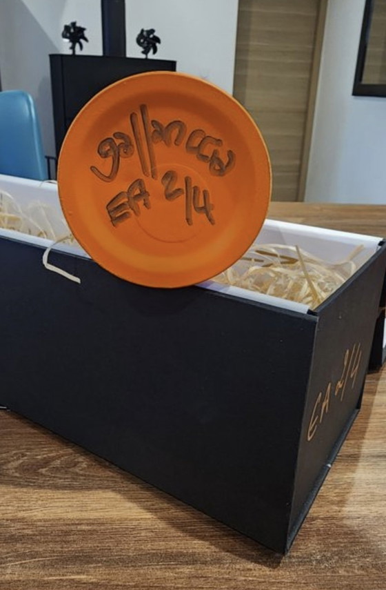 Image 1 of Bullet Hermes Paris, signé à la main Ea No. 2/4, Taille Xl.