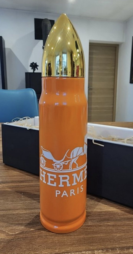 Image 1 of Bullet Hermes Paris, signé à la main Ea No. 2/4, Taille Xl.