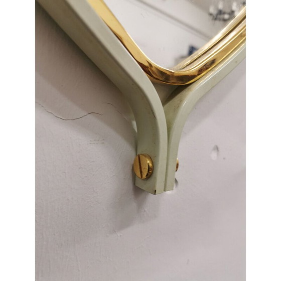Image 1 of Console vintage avec miroir par Tommaso Barbi, Italie 1970