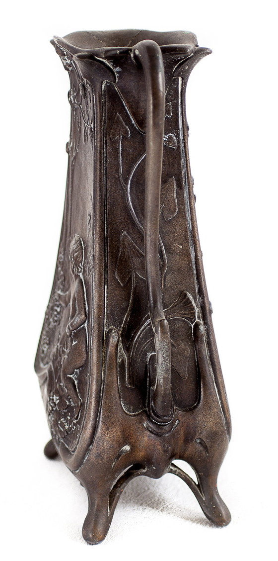 Image 1 of Paire D'Aiguières Jean Garnier, Art Nouveau
