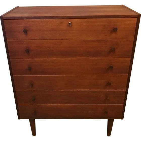 Image 1 of Commode vintage danoise en teck, années 1960