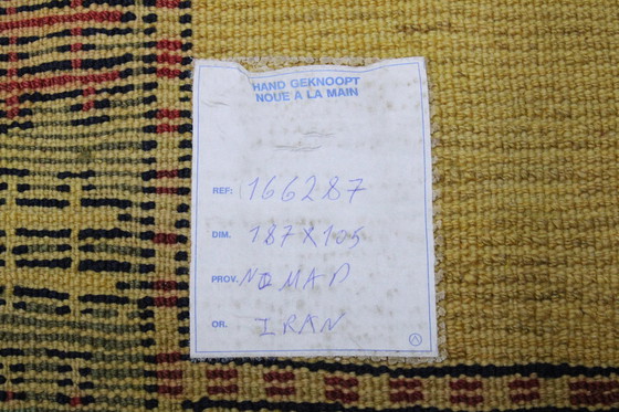 Image 1 of Tapis persan Ancien Ghashghaï Shiraz Tapis nomade 187 X 105 cm