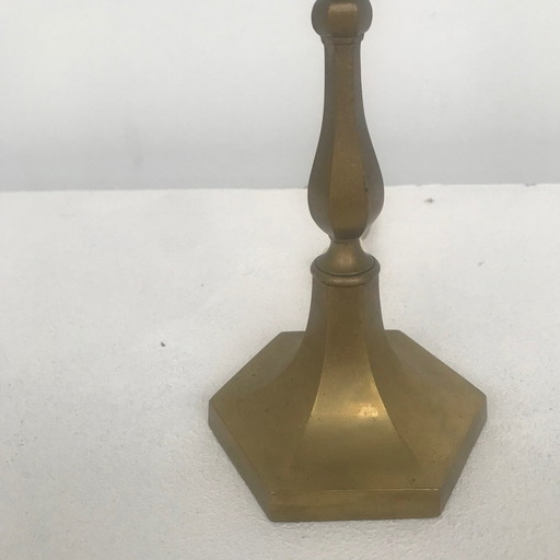 Lampe de table en cuivre vers 1920