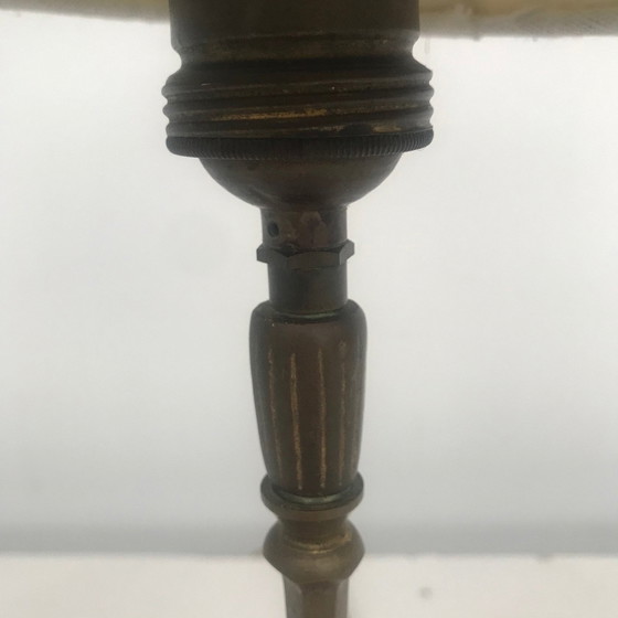 Image 1 of Lampe de table en cuivre vers 1920