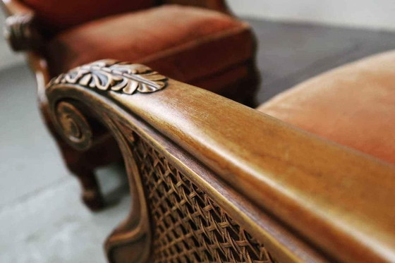 Image 1 of Paire de fauteuils du début du 20e siècle