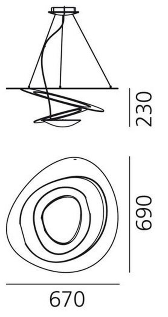 Image 1 of Artemide Pirce lampe suspendue (halogène)