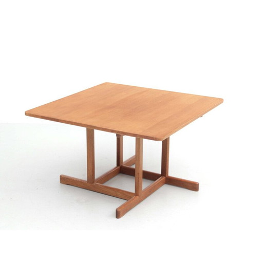 Table basse vintage scandinave en chêne massif modèle 5217 par Borge Mogensen pour Fredericia