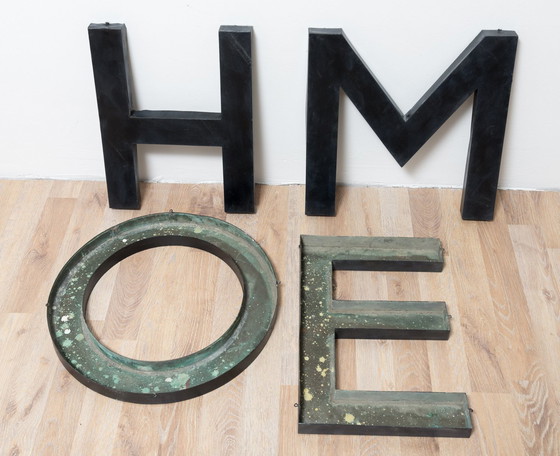 Image 1 of Set de lettres vintage "Home