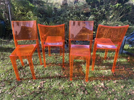 Image 1 of 4x Chaises Pour Kartell Par Starck