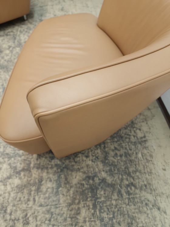 Image 1 of Walter Knoll Drift Fauteuil design Fauteuil en cuir Chair #1