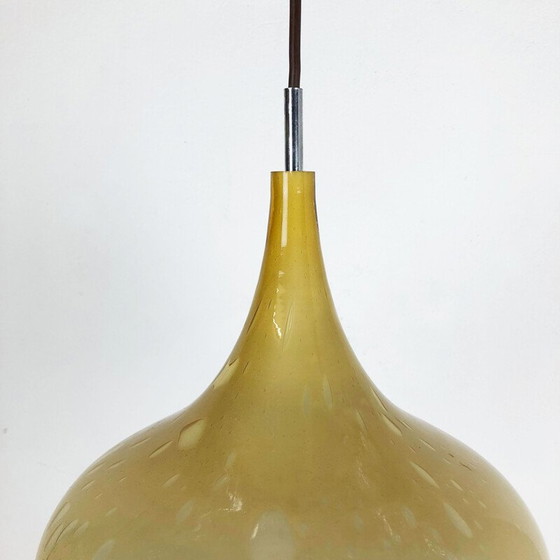 Image 1 of Suspension orientale en verre vintage par Doria Lights, Allemagne 1970
