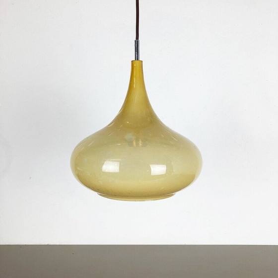 Image 1 of Suspension orientale en verre vintage par Doria Lights, Allemagne 1970