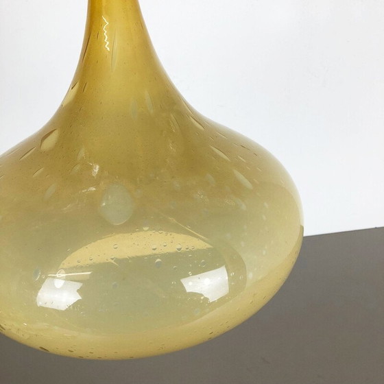 Image 1 of Suspension orientale en verre vintage par Doria Lights, Allemagne 1970