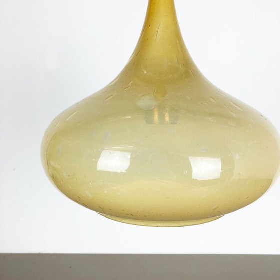 Image 1 of Suspension orientale en verre vintage par Doria Lights, Allemagne 1970