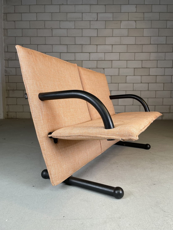 Image 1 of Vintage Arflex T-Line Bench and Armchair By Burkhard Vogtherr