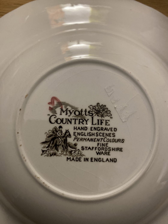 Image 1 of 60S Myotts Countrylife Staffordshire peint à la main