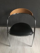 2 X Chaises Effezetta design vintage Italie