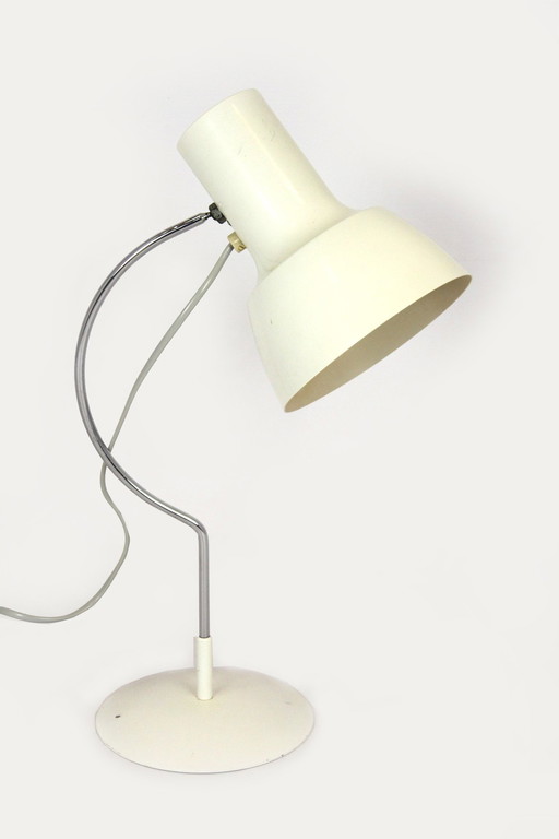 Lampe de table blanche de Josef Hurka pour Napako, 1960S