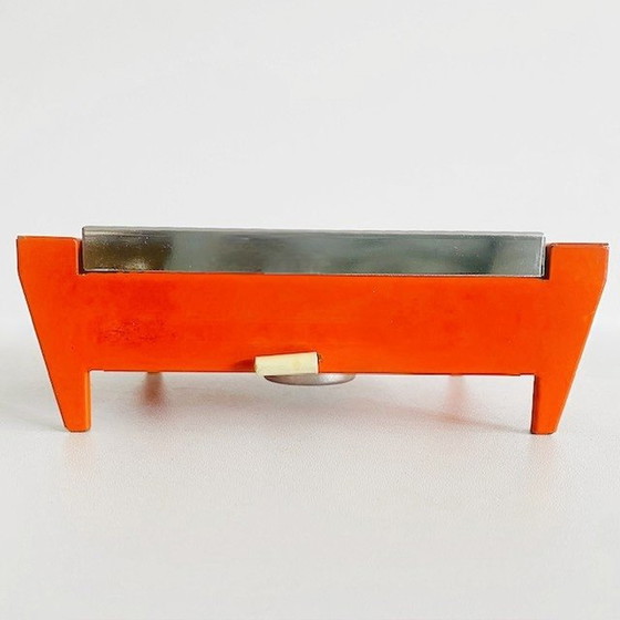 Image 1 of Plaque chauffante vintage rechaud Brabantia orange 1970