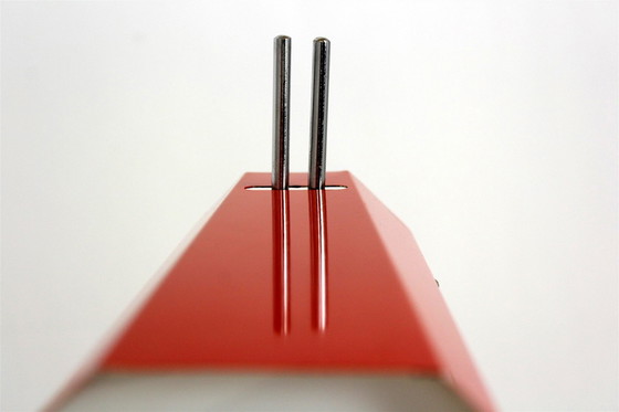 Image 1 of Lampe de table rouge de Josef Hurka pour Lidokov, 1970S