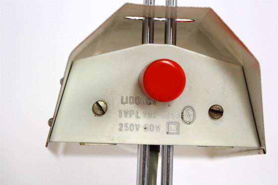 Image 1 of Lampe de table rouge de Josef Hurka pour Lidokov, 1970S