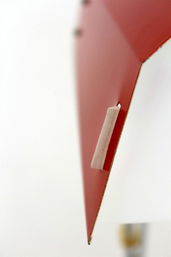 Image 1 of Lampe de table rouge de Josef Hurka pour Lidokov, 1970S