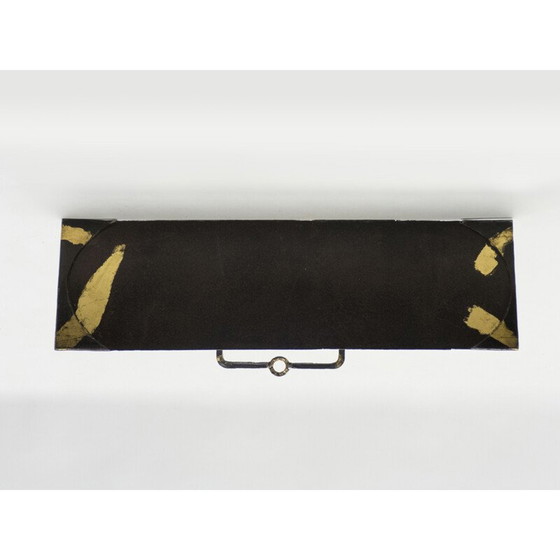 Image 1 of Console vintage en fer doré, 1990