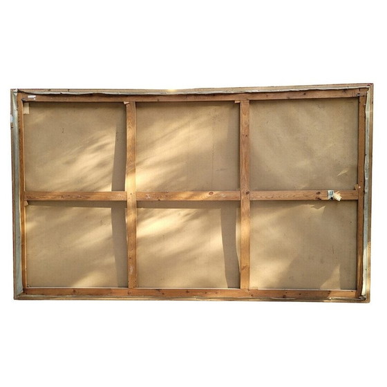 Image 1 of Grand tableau vintage 343cm, scène quotidienne par Lluís Muntané Muns, Espagne