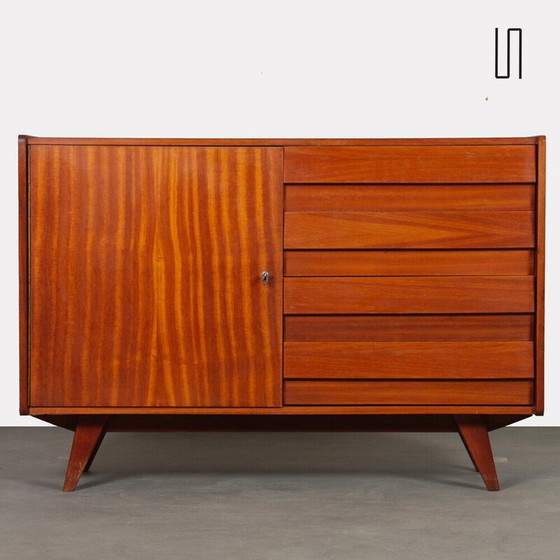 Image 1 of Commode vintage en acajou modèle U-458 par Jiri Jiroutek pour Interier Praha, Tchécoslovaquie 1960