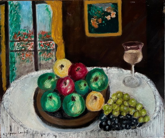 Image 1 of A J Lambert - Le Verre De Vin Blanc