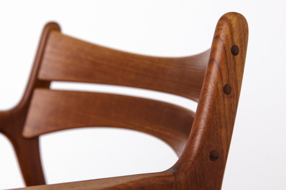 Image 1 of Fauteuil de bureau vintage par Erik Buch pour Christiansen Møbelfabrik, 1960S, Teck, Danois