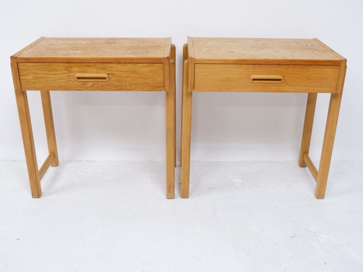 Ensemble de 2 tables de nuit suédoises, 1960