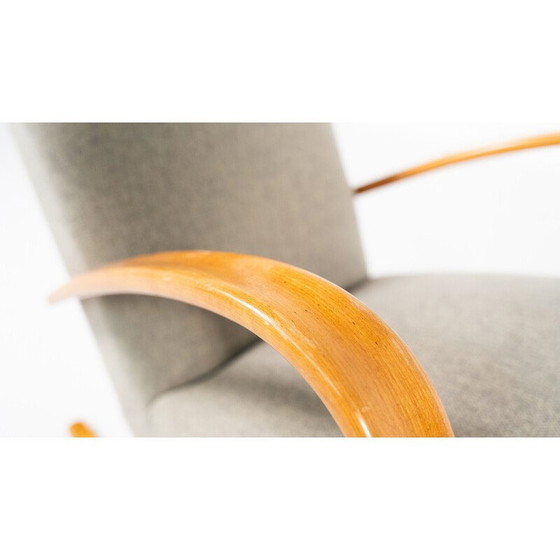Image 1 of Paire de fauteuils vintage H269 en bois courbé par Jindrich Halabala, Tchécoslovaquie 1940