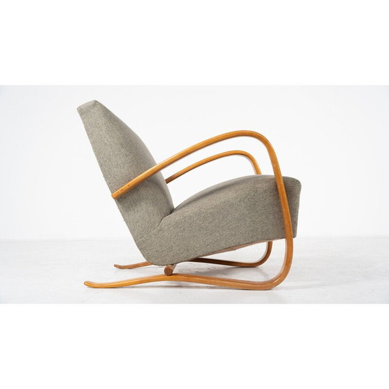 Image 1 of Paire de fauteuils vintage H269 en bois courbé par Jindrich Halabala, Tchécoslovaquie 1940