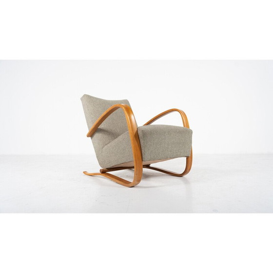 Image 1 of Paire de fauteuils vintage H269 en bois courbé par Jindrich Halabala, Tchécoslovaquie 1940