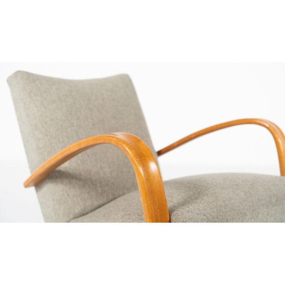 Image 1 of Paire de fauteuils vintage H269 en bois courbé par Jindrich Halabala, Tchécoslovaquie 1940