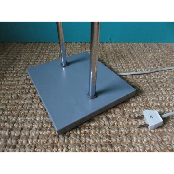 Image 1 of Lampadaire vintage en aluminium brossé par Jo Hammerborg pour Fog and Cod, 1960