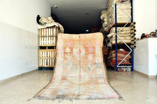 Tapis marocain Boujaad vintage 380 x 155 cm
