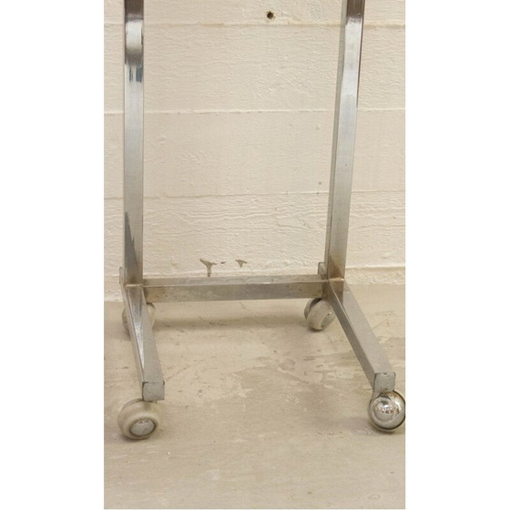 Image 1 of Table téléphonique industrielle vintage sur roulettes