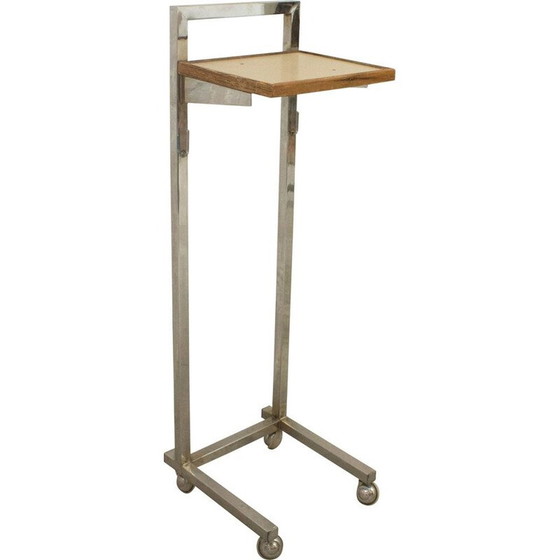 Image 1 of Table téléphonique industrielle vintage sur roulettes