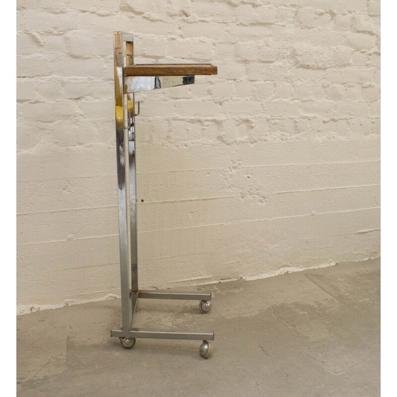 Image 1 of Table téléphonique industrielle vintage sur roulettes