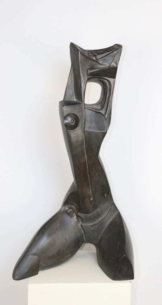 Image 1 of Bronze " Nudo Geometrico " Claudio Nicoli