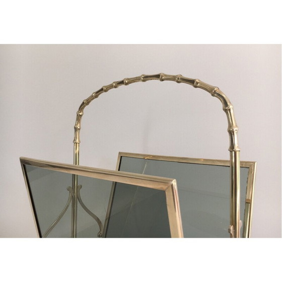 Image 1 of Porte-revues vintage en bronze de la Maison Baguès, 1940