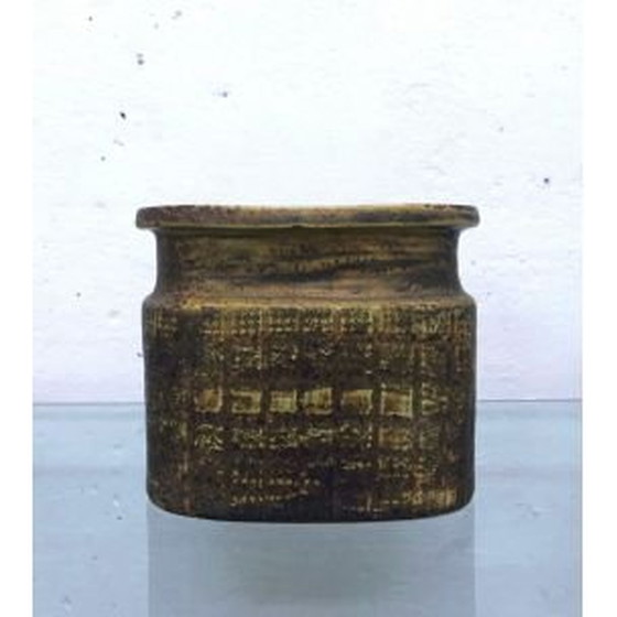 Image 1 of Vase vintage en céramique de Stig Lindberg pour Gustavsberg, 1970