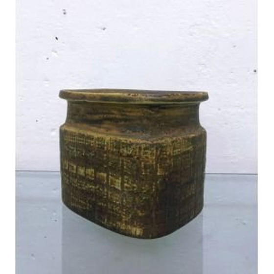 Image 1 of Vase vintage en céramique de Stig Lindberg pour Gustavsberg, 1970