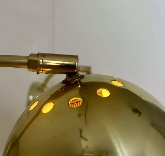 Image 1 of 2X D'Appliques Orientables En Laiton, Suède 1970